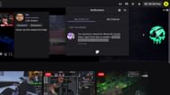 The code can be found under "Notifications" if you need to access it again (Image via Twitch)